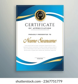 Creative certificate of appreciation design templates