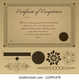 Creative Certificate Of Completion.