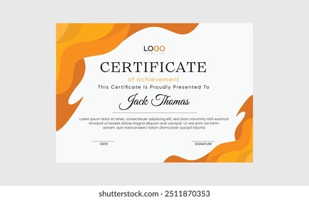 creative certificate vector. abstract creative certificate. certificate art