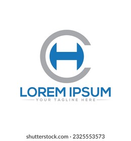 Diseño del logotipo de la carta de Creative CH