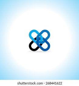 creative chain icon vector illustration