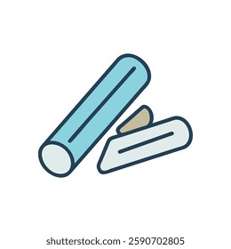Creative Chalk Icon for Learning
