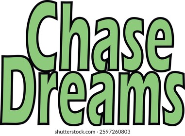 Creative chase dreams Vector Illustration for Entrepreneurial Success, Logo Design, and Graphic Artwork"