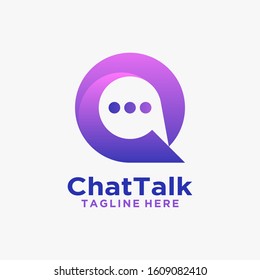 Creative chat logo design inspiration
