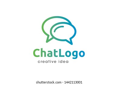 Creative Chat Logo Design Template