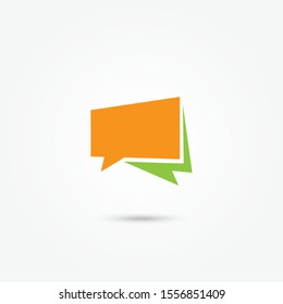 Creative Chat Logo Design Template. Talk, communication, chat, dialog, speech vector icon. Logo Vector Template