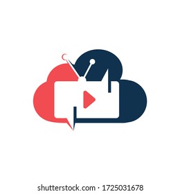Diseño del logo de Creative chat TV. Diseño del logotipo del programa de entrevistas.