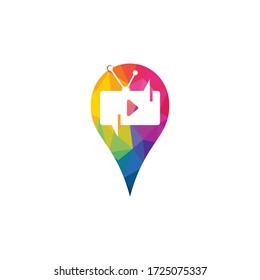 Diseño del logo de Creative chat TV. Diseño del logotipo del programa de entrevistas.