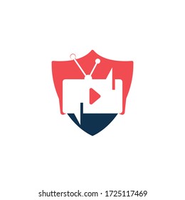 Creative Chat TV Logo Design. Talk Show Logo Design.