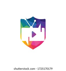 Diseño del logo de Creative chat TV. Diseño del logotipo del programa de entrevistas.
