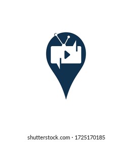 Diseño del logo de Creative chat TV. Diseño del logotipo del programa de entrevistas.