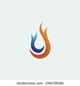 Creative Chauffage Logo Design Vector