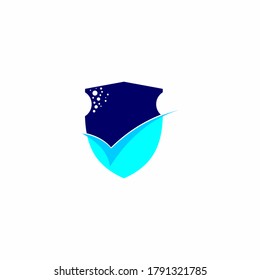 Creative check mark icon logo vector stock illustration