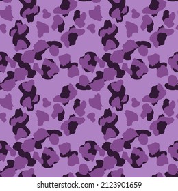 Creative cheetah camouflage seamless pattern. Camo leopard elements background. Irregular animal fur shapes endless wallpaper. Design for fabric, textile print, wrapping, cover. Vector illustration