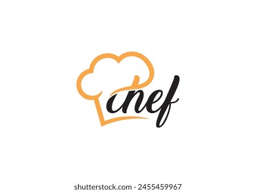 creative chef hat logo design. restaurant, cook, hotel, food symbol icon vector