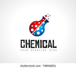 Creative Chemical Colorful  Logo design for brand identity, company profile or corporate logos with clean elegant and modern style.