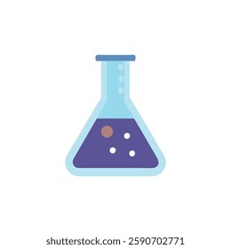Creative Chemistry Beaker Icon for Learning