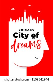 Creative Chicago City Poster Idea