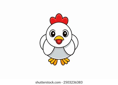 Creative Chicken Logos Vector Design on White Background  Vector Illustration, Logo Icon, Cartoon Clipart