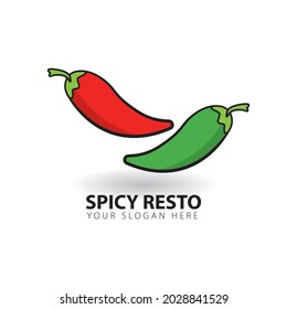 Creative chili logo designs concept vector, Spicy Pepper logo designs template