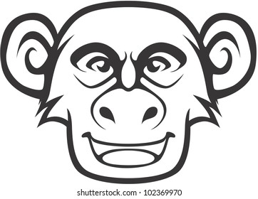 Creative Chimpanzee Illustration