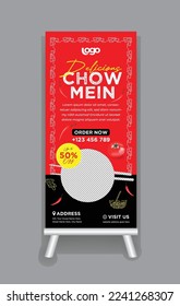 Creative Chinese Restaurant Up Banner Template