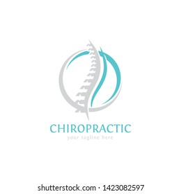 Creative Chiropractic Concept Logo Design Template
