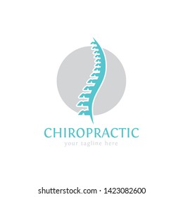 Creative Chiropractic Concept Logo Design Template