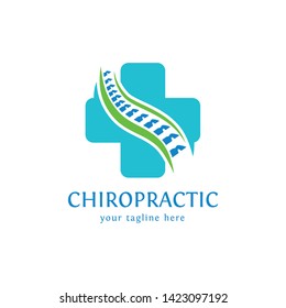 Creative Chiropractic Concept Logo Design Template
