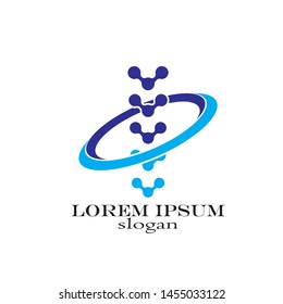 Creative Chiropractic Concept Logo Design Template - Vector
