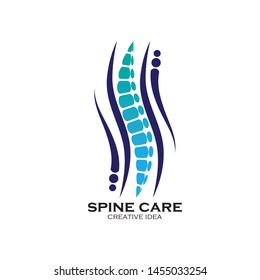 Creative Chiropractic Concept Logo Design Template - Vector
