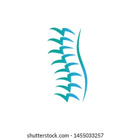 Creative Chiropractic Concept Logo Design Template - Vector
