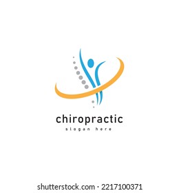 Creative Chiropractic Concept Logo Design Template