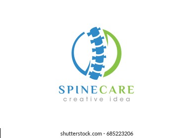 Creative Chiropractic Concept Logo Design Template