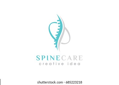 Creative Chiropractic Concept Logo Design Template