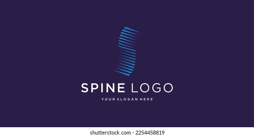 Creative Chiropractic Logo Design Template.