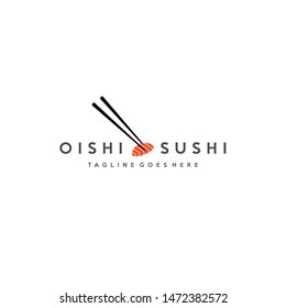 Creative Chopsticks Logo Design Inspiration For Sushi Restaurant