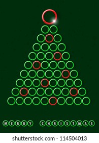 Creative christmas background. Vector illustration.
