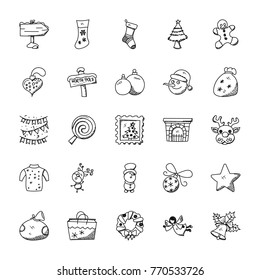 
Creative Christmas Doodles Set
