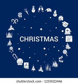 Creative Christmas icon Background