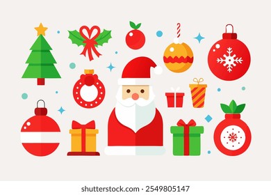 Creative Christmas Illustration and Vector Elements for Design Projects