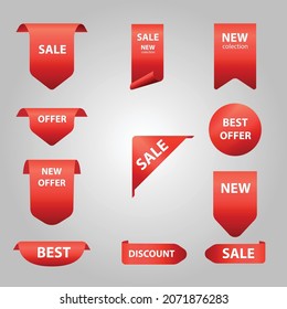 Creative Christmas Offer Tag Vector art design