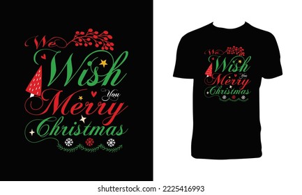 Creative Christmas T Shirt Design. 