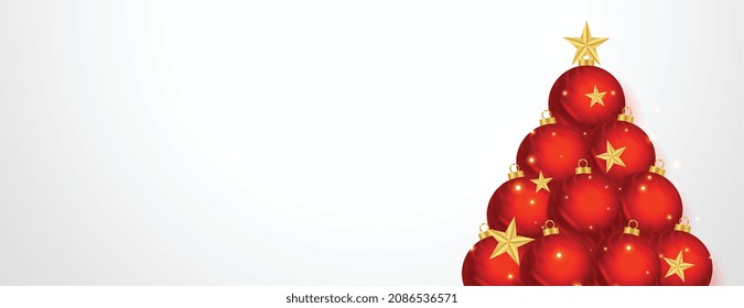 árbol de navidad creativo hecho con baile de navidad y estrellas