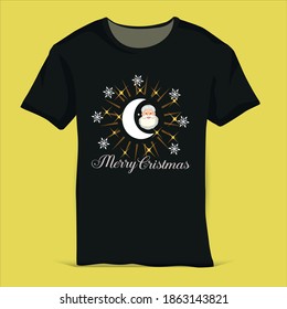Creative Christmas T-Shirt Design template