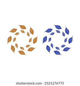 COLECCIÓN CREATIVA DE LA CORONA DE LAS NAVIDADES AISLADA EN VECTOR BLANCO