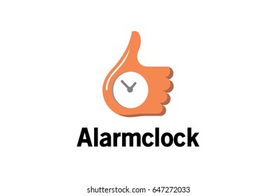 Creative Chronometer hand Symbol Logo Design Illustration
