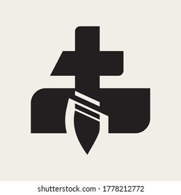 creative church logo design and sign