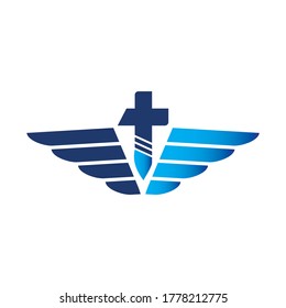 creative church logo design and sign