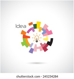 Creative circle abstract vector logo design template. Corporate business technology creative logotype symbol.Vector illustration 